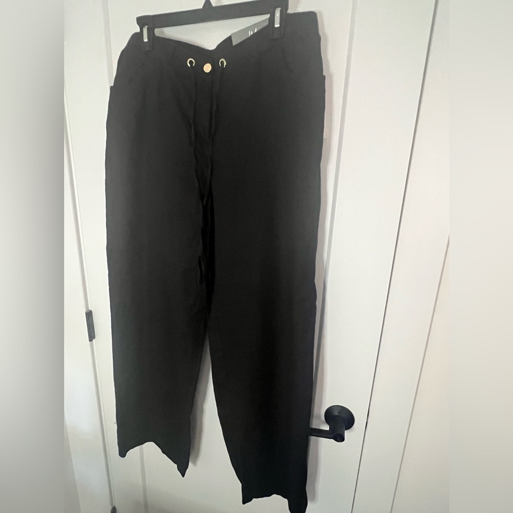Women’s wide leg linen pant